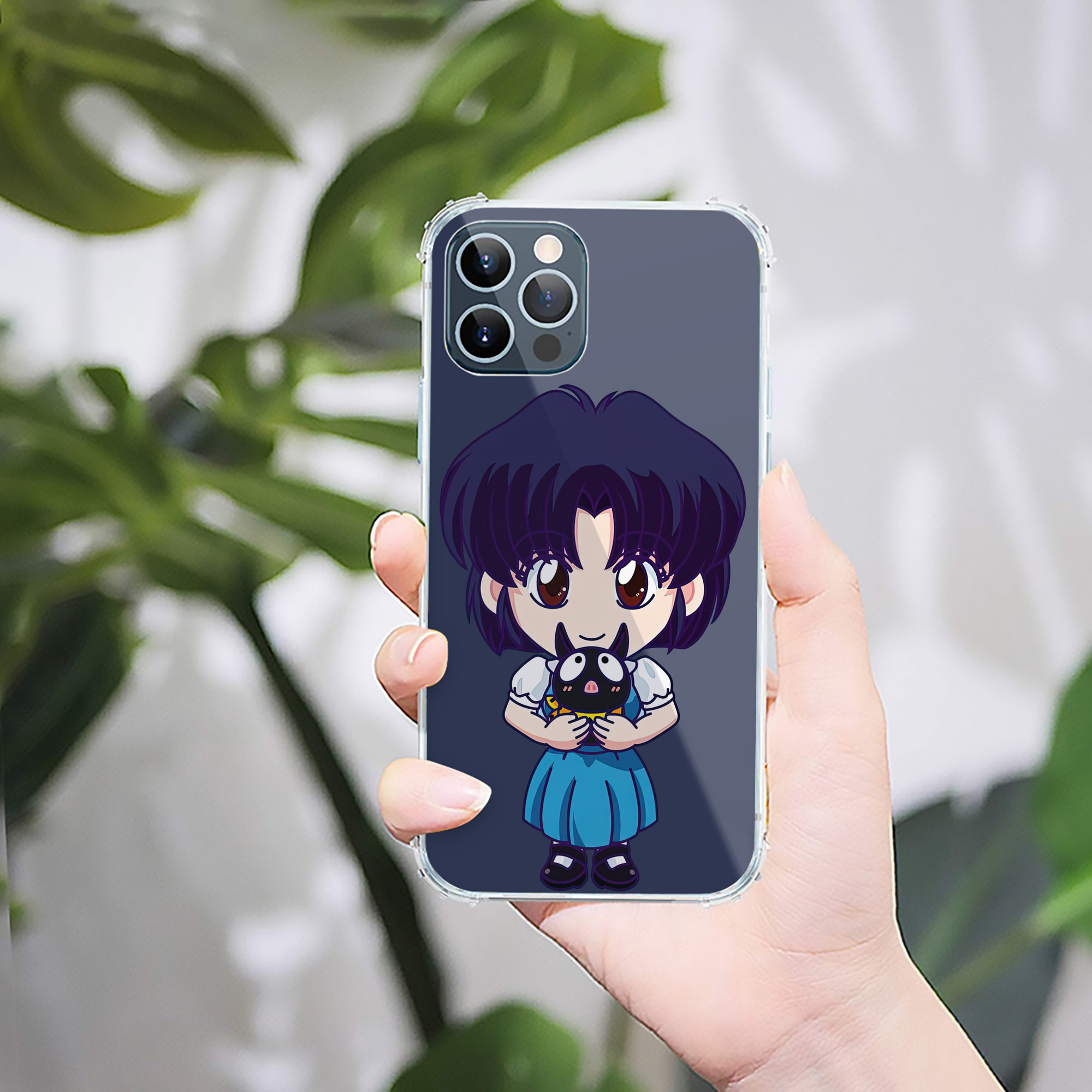 （画像用） 美少女戦士セーラームーン 水野 亜美 みずの あみ Sailor Moon Mizuno Ami 【iPhone 12シリーズ対応】透明スマホケース（クリアソフトケース）